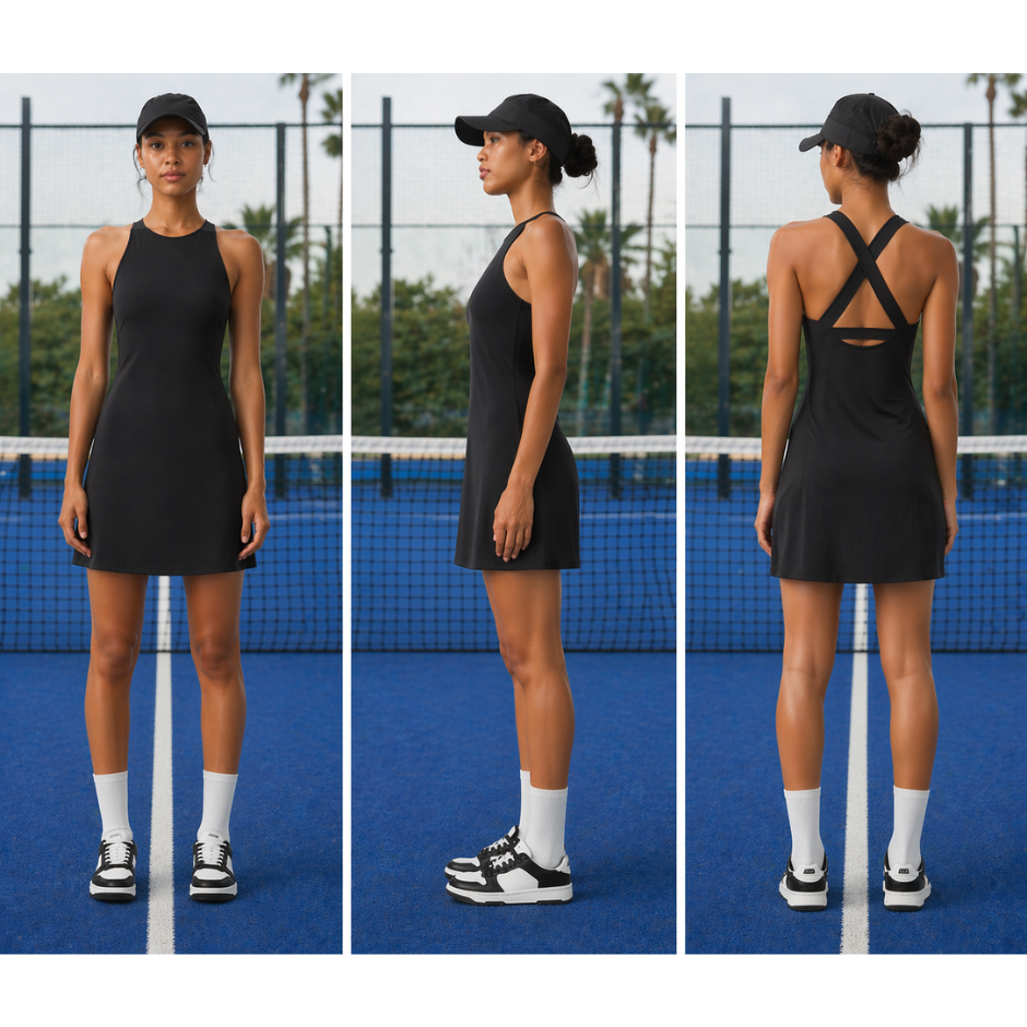 Robe Padel Femme Élégante